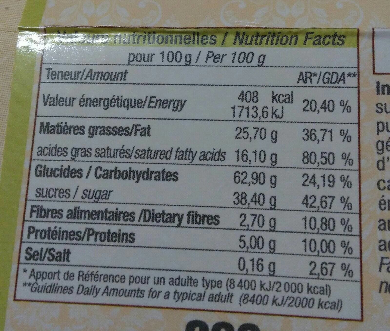 Bijouterie de Chambord Palets poire chocolat packshot
