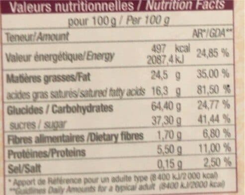 BISCUITERIE DE TRADITION GOURMANDE Palets Solognots packshot