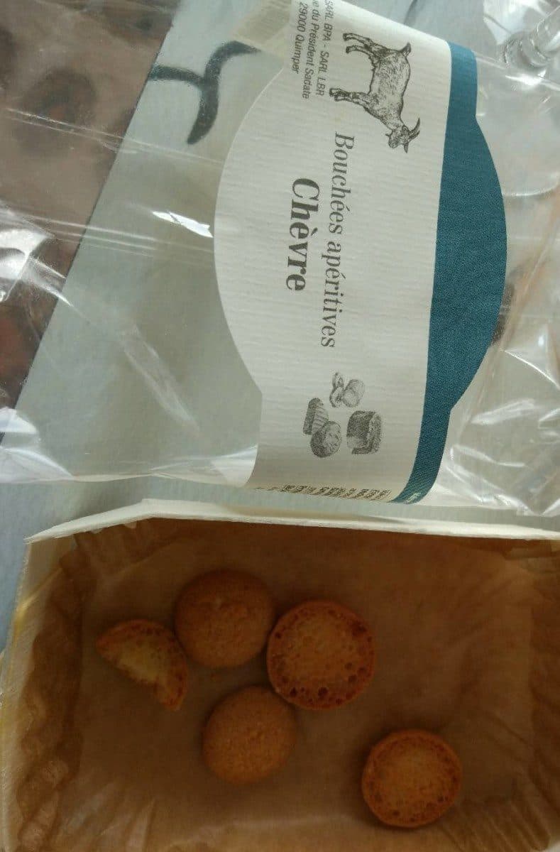 Open Food Facts Bouchées apéritives Chèvre packshot