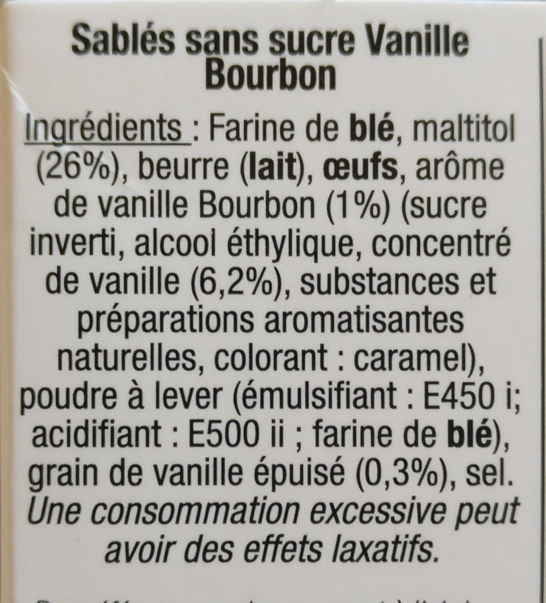 Biscuiterie de Chambord Sablés sans sucre packshot