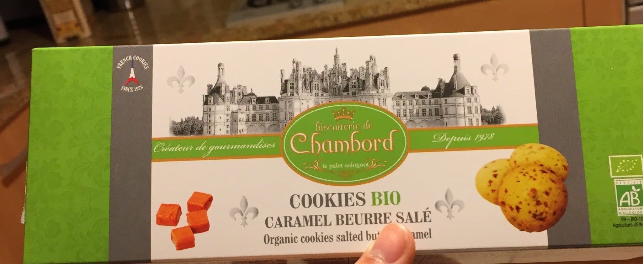 Biscuiterie de Chambord cookie bio caramel beurre salé packshot