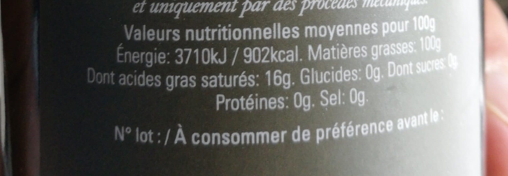 Open Food Facts Huile d'olive vierge extra packshot