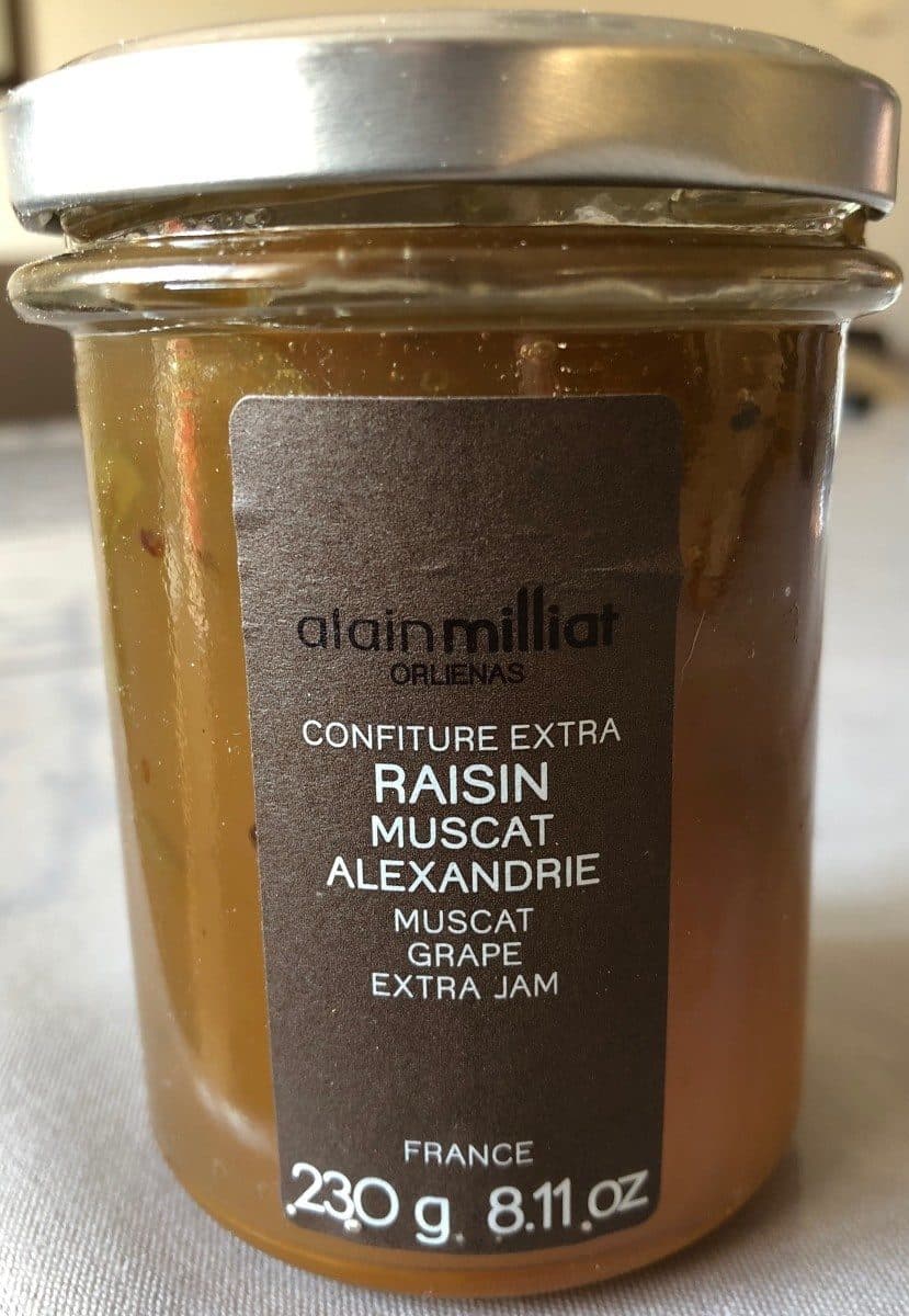 Alain Milliat Confiture extra raisin muscat packshot