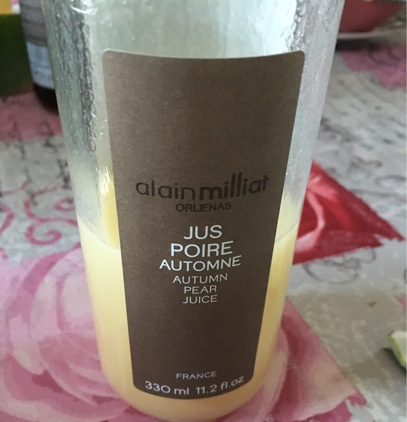 Alain milliat Jus De Poire D'automne packshot