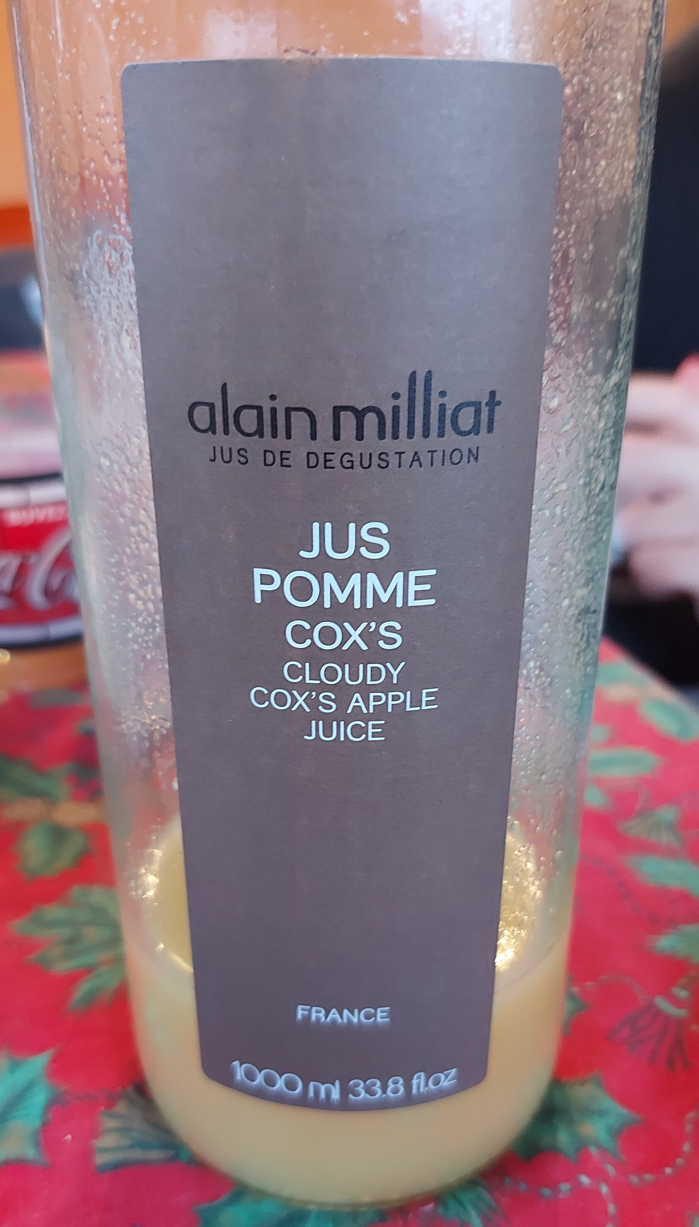 Alain milliat Jus De Pomme Cox's Orange packshot