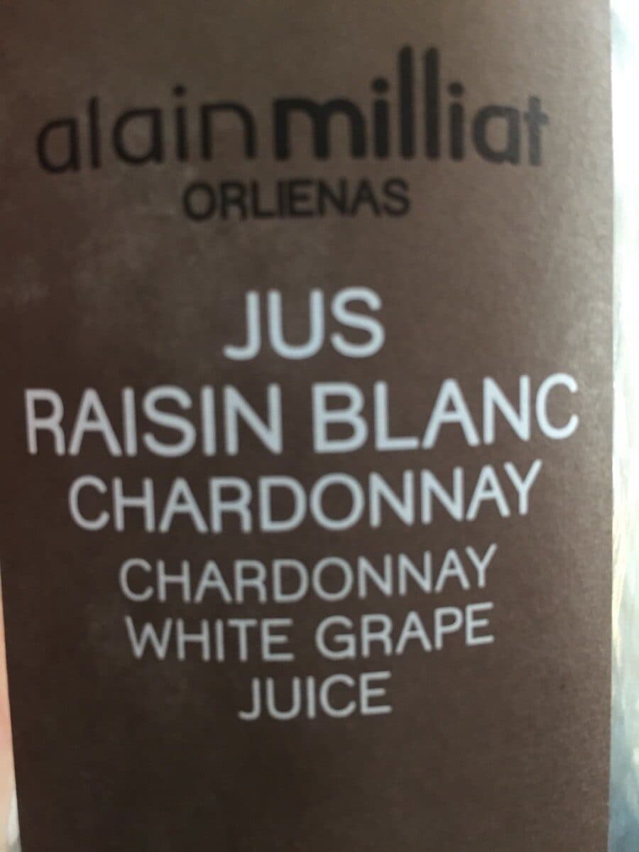 Alain Milliat Jus de raisin blanc packshot