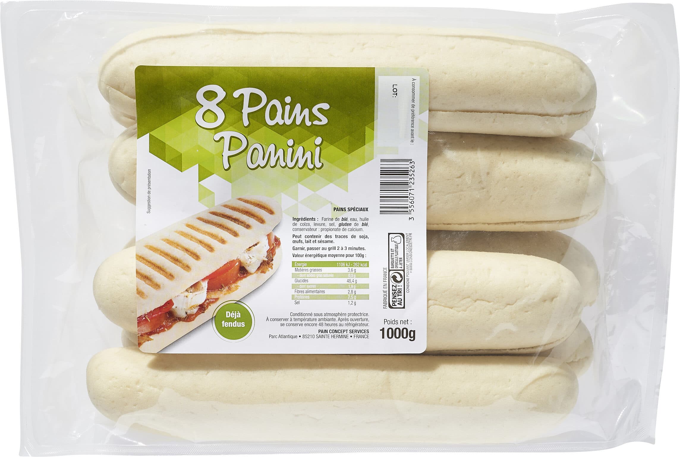 Pain concept services 8 pains panini packshot
