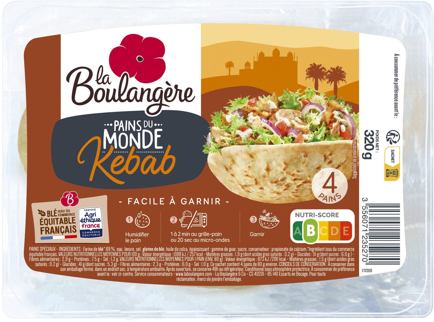LA BOULANGÈRE 4 Pains Kebab packshot