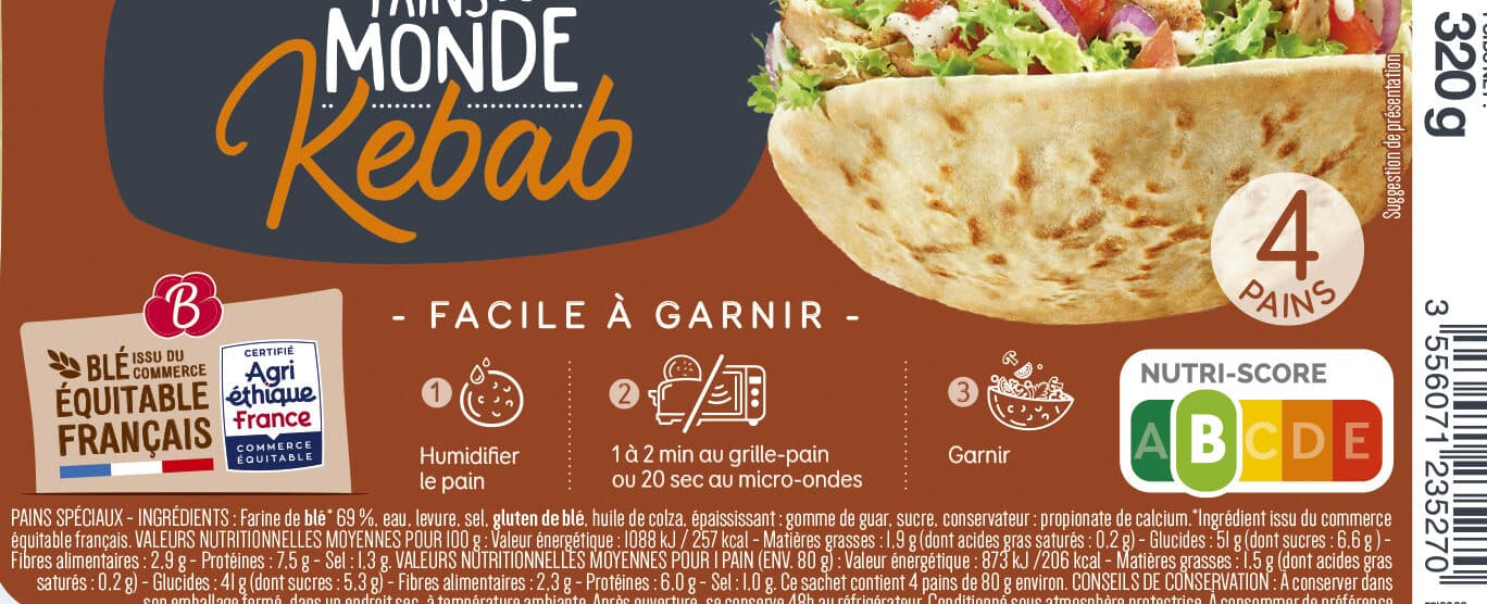 LA BOULANGÈRE 4 Pains Kebab packshot