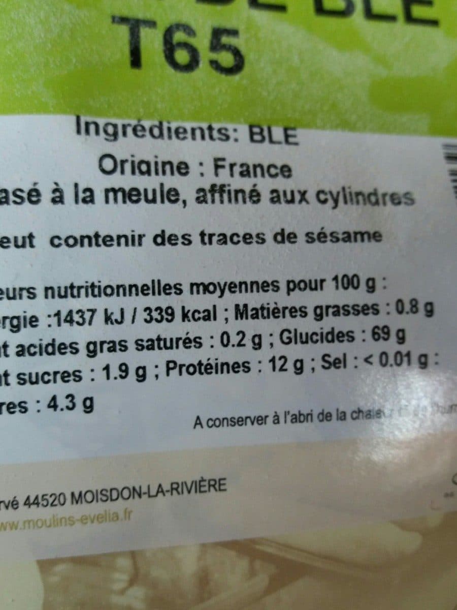 MelBio Farine T65 packshot