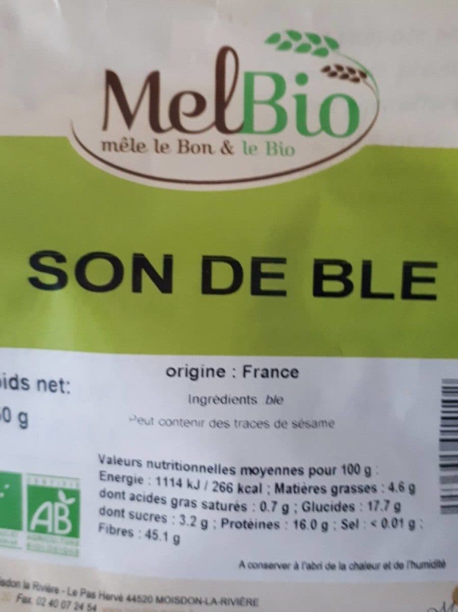 MelBio Son de blé packshot