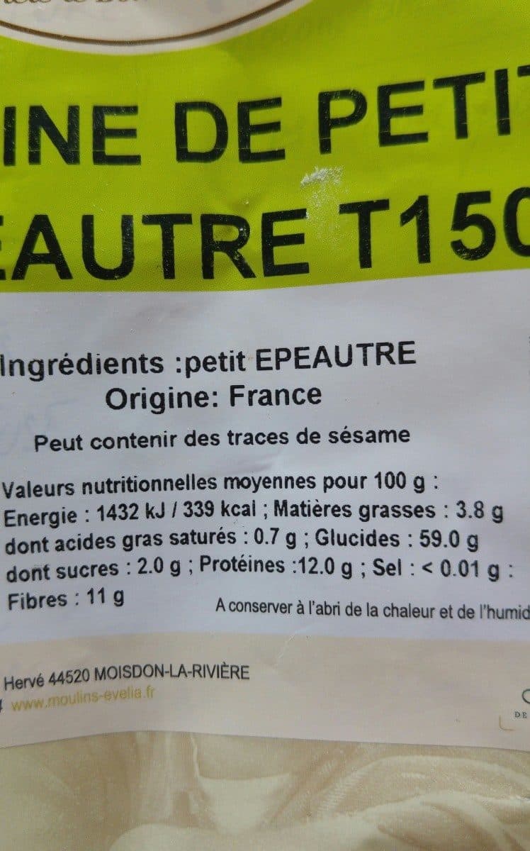 MelBio Farine petit épeautre T150 packshot