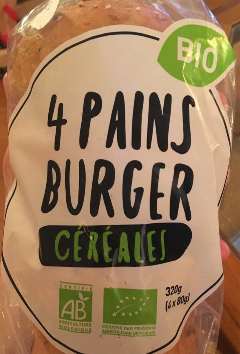 Open Food Facts 4 Pains Burger Céréales packshot