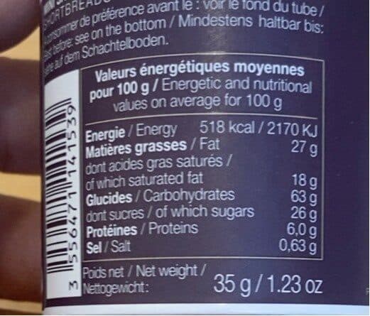 Lenôtre Sablés pur beurre packshot