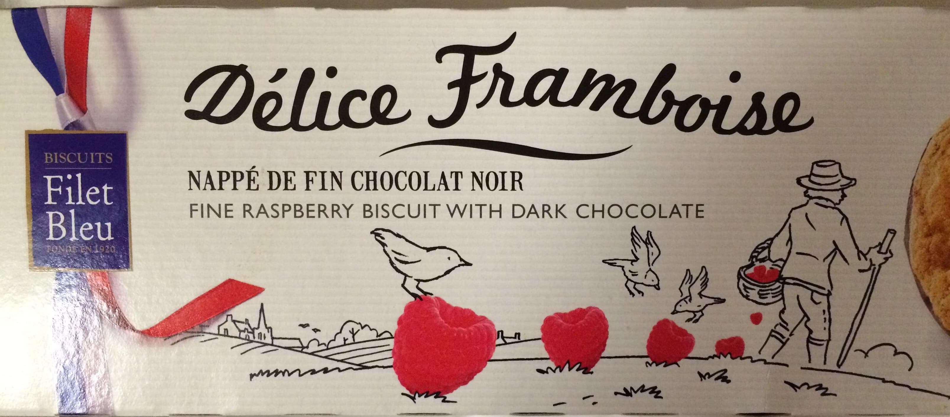 Filet bleu Biscuit Filet Bleu Framboise Nappé Chocolat packshot