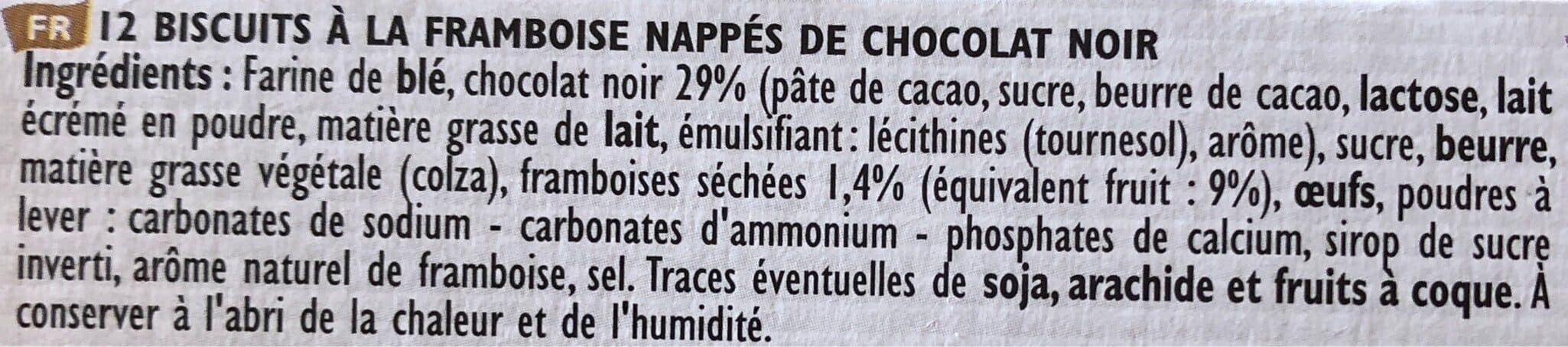Filet bleu Biscuit Filet Bleu Framboise Nappé Chocolat packshot