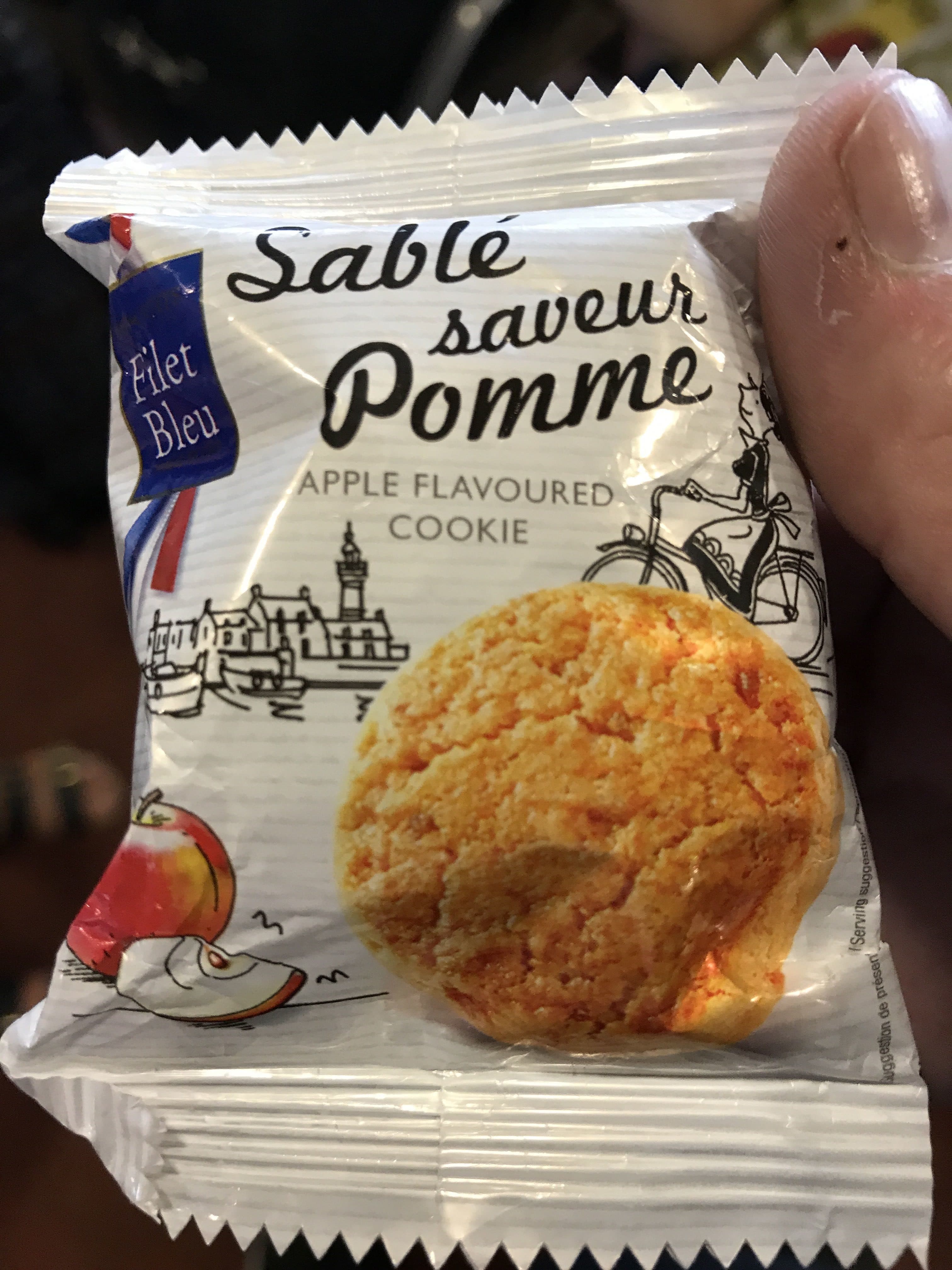 Filet Bleu Sablé Saveur Pomme packshot