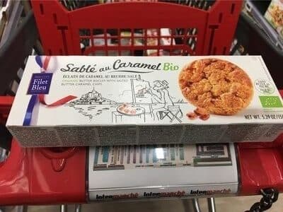Biscuit Filet Bleu Sable au caramel packshot