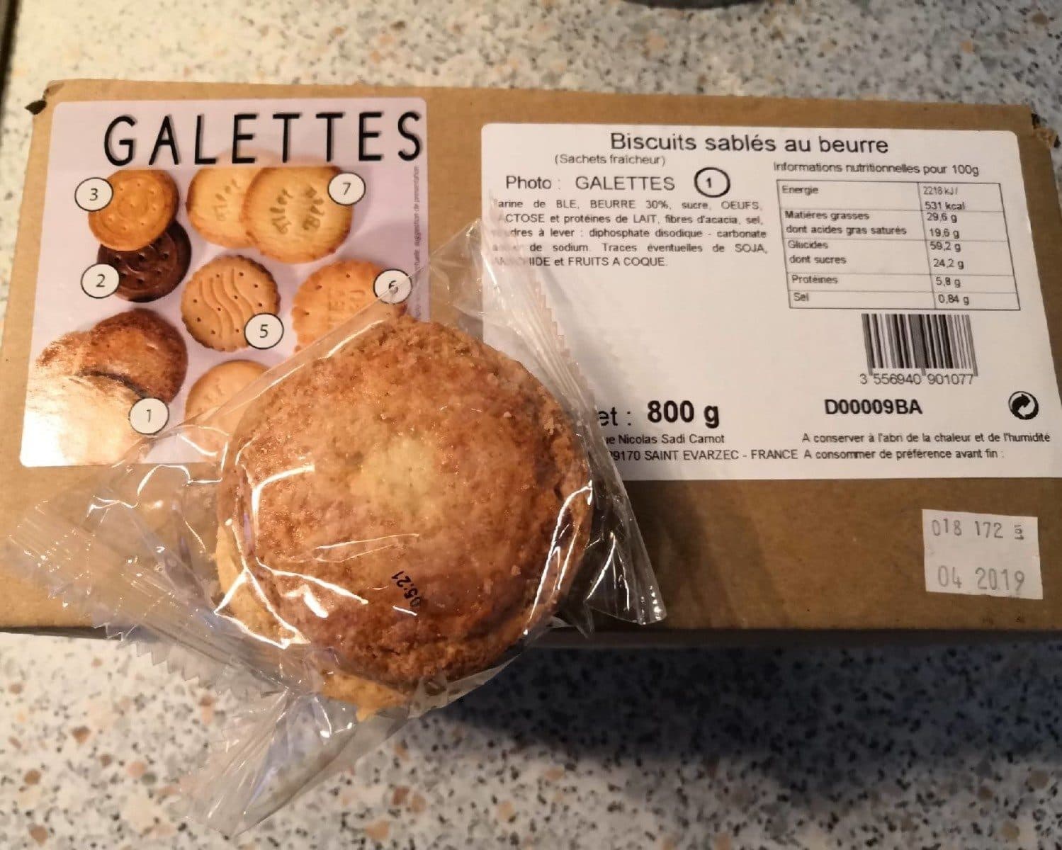 Filet Bleu Biscuits sablés au beurre packshot