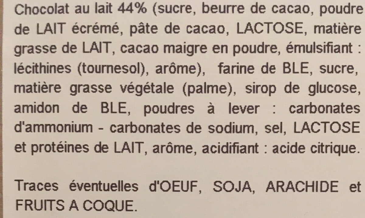 Open Food Facts Biscuit avec tablette de chocolat au lait packshot