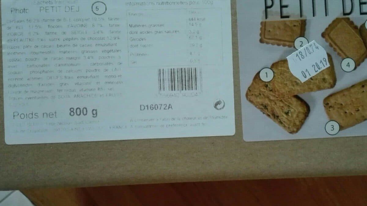 Open Food Facts Petit dej packshot
