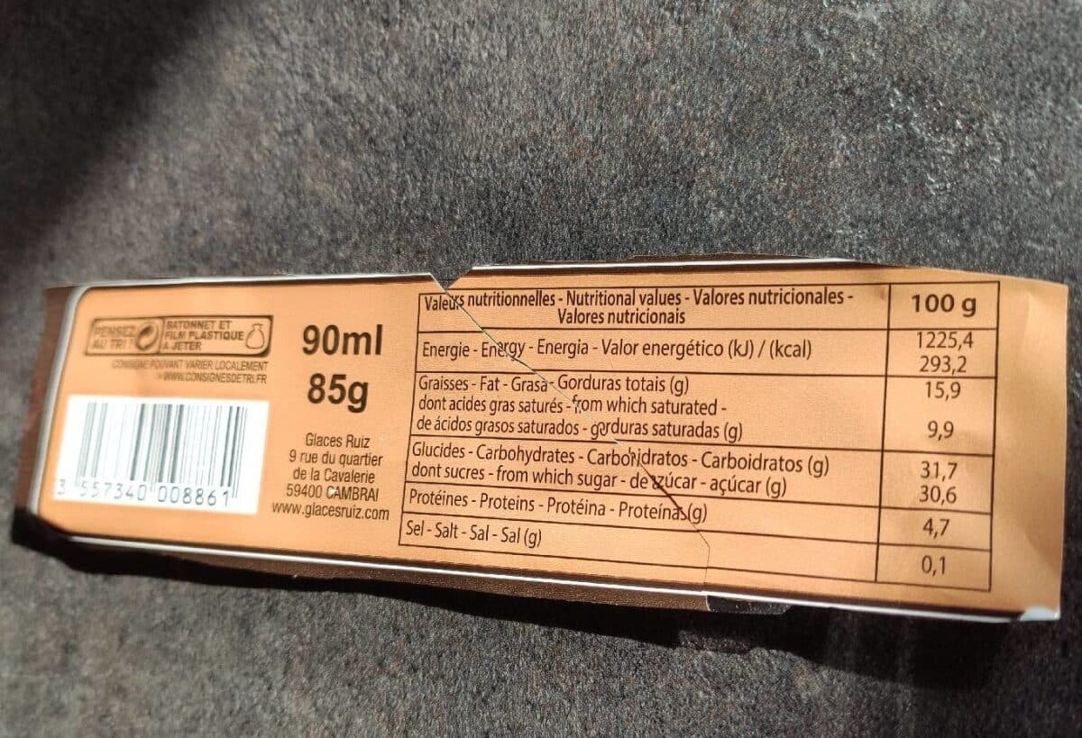 Glaces Ruiz Bâtonnet glace fresco chocolat packshot