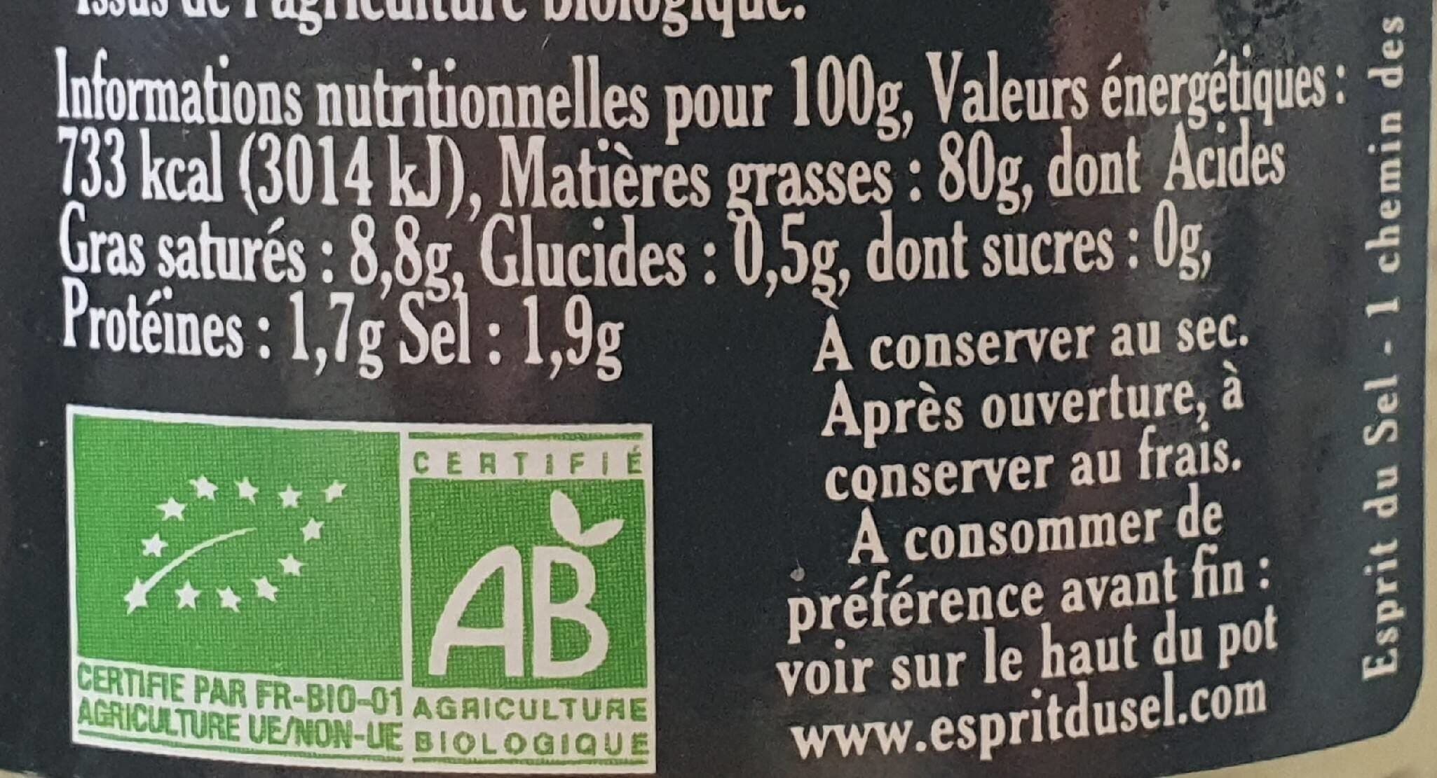 Open Food Facts Mayonnaise aux Algues packshot