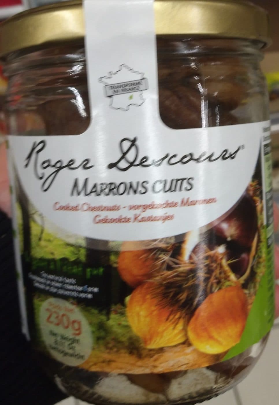 Roger Descours Marrons Cuits packshot