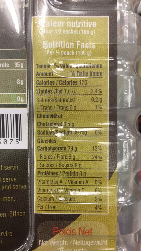 Open Food Facts Marrons Entiers Cuits à la vapeur packshot