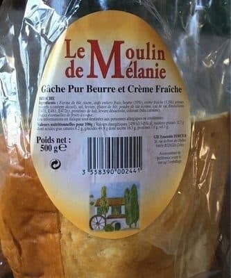 Le Moulin de Mélanie Gâche pur beurre et crème fraîche packshot