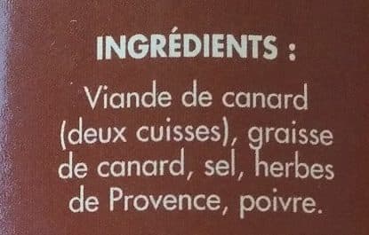 Conserves Lapeyrie & Fils Confit de canard Lapeyrie packshot