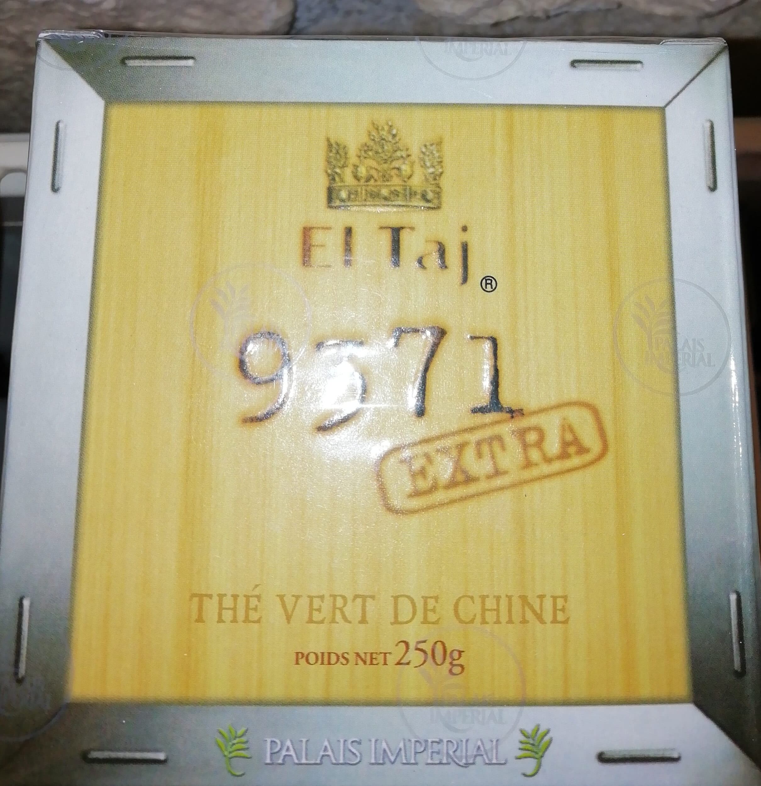 El Taj Thé vert De Chine packshot