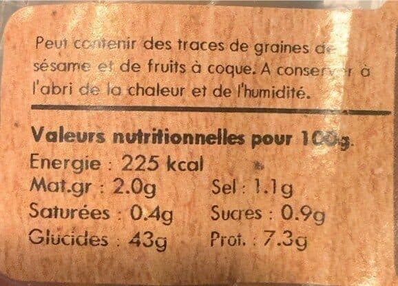 Open Food Facts Pain petit epautre packshot