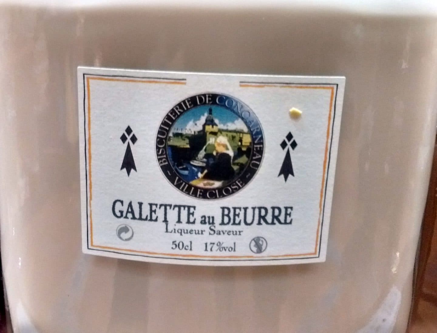 Biscuiterie de Concarneau Liqueur saveur Galette au Beurre (17%) packshot