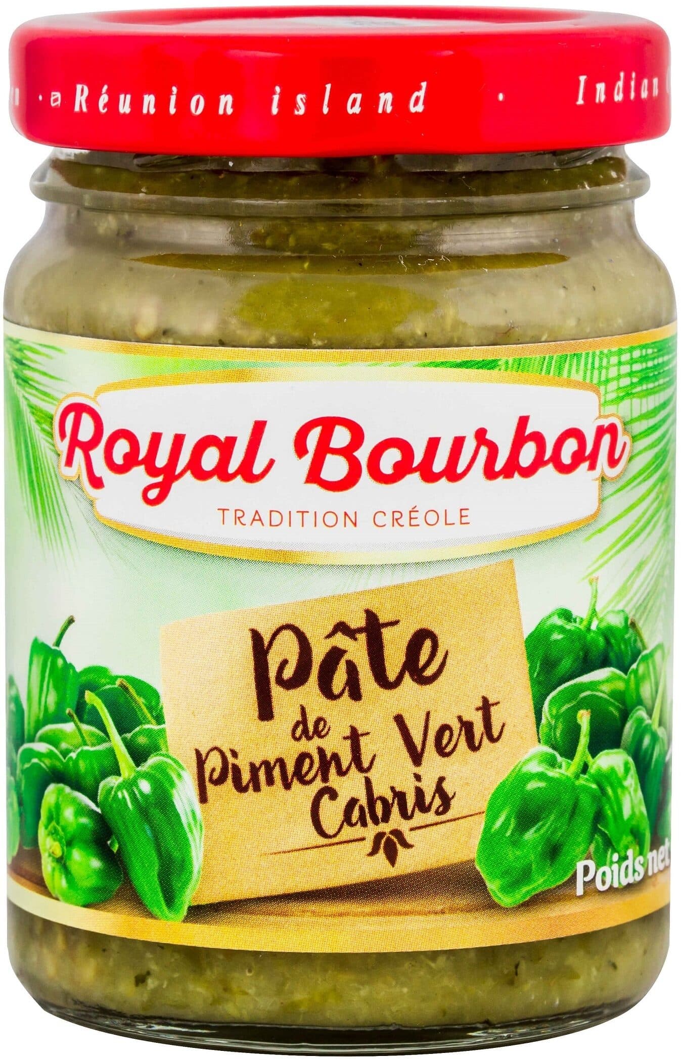Royal Bourbon Pate de piment vert cabris packshot