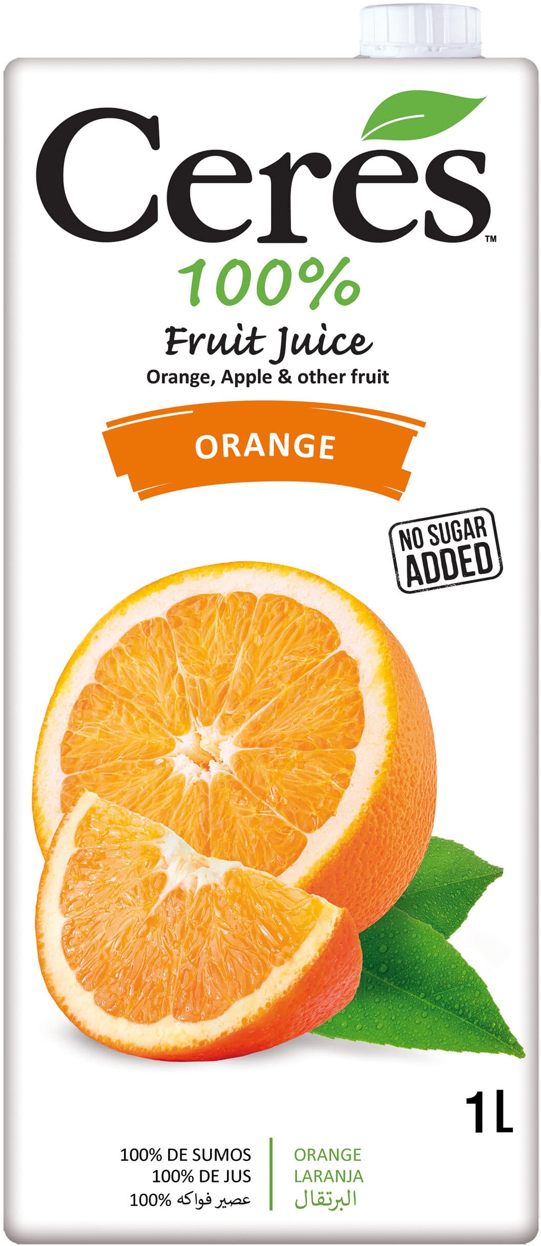 Ceres Jus 100% orange packshot