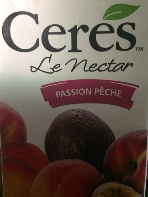 Ceres Nectar Passion Pêche packshot