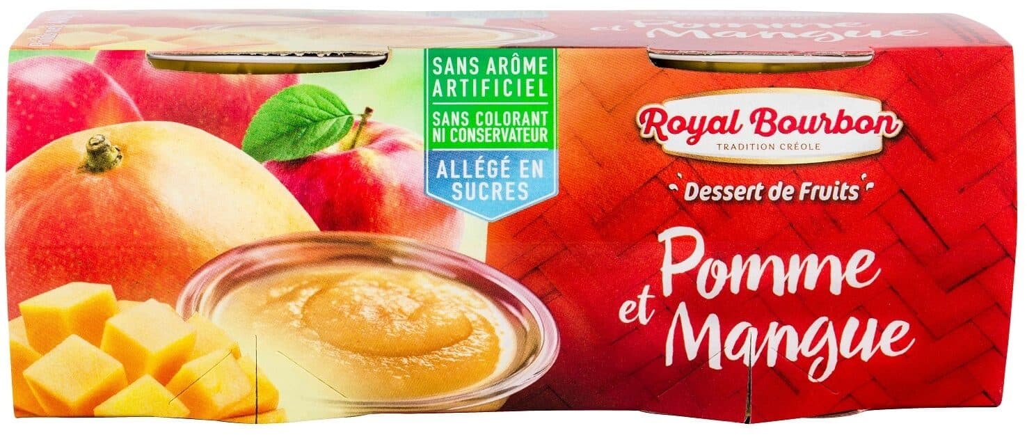 Royal Bourbon Dessert de fruits pomme/mangue packshot
