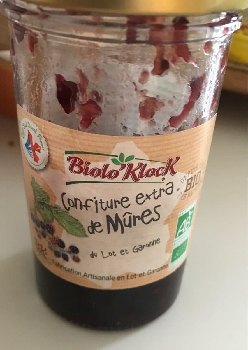 Biolo' Klock confiture extra de mures packshot