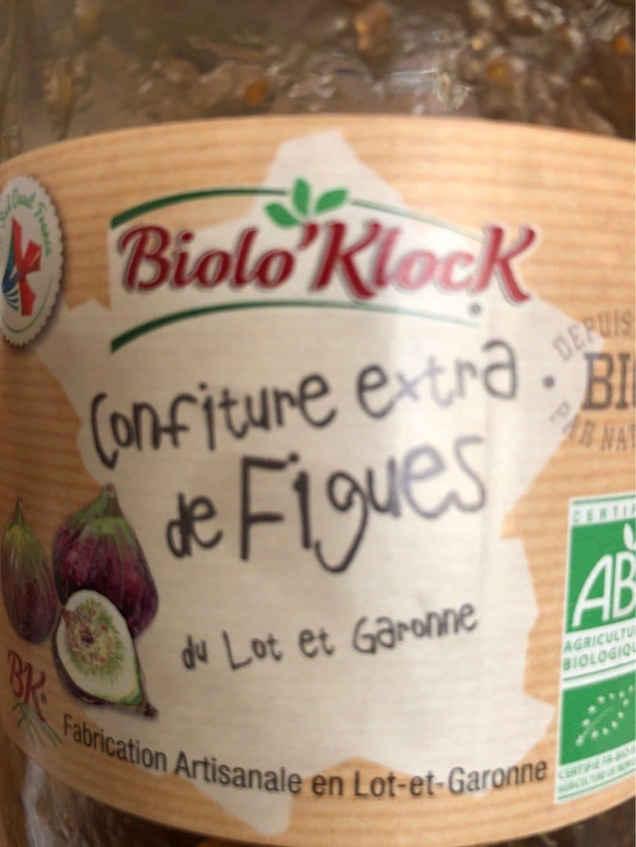 Biolo' Klock Confiture Figue packshot