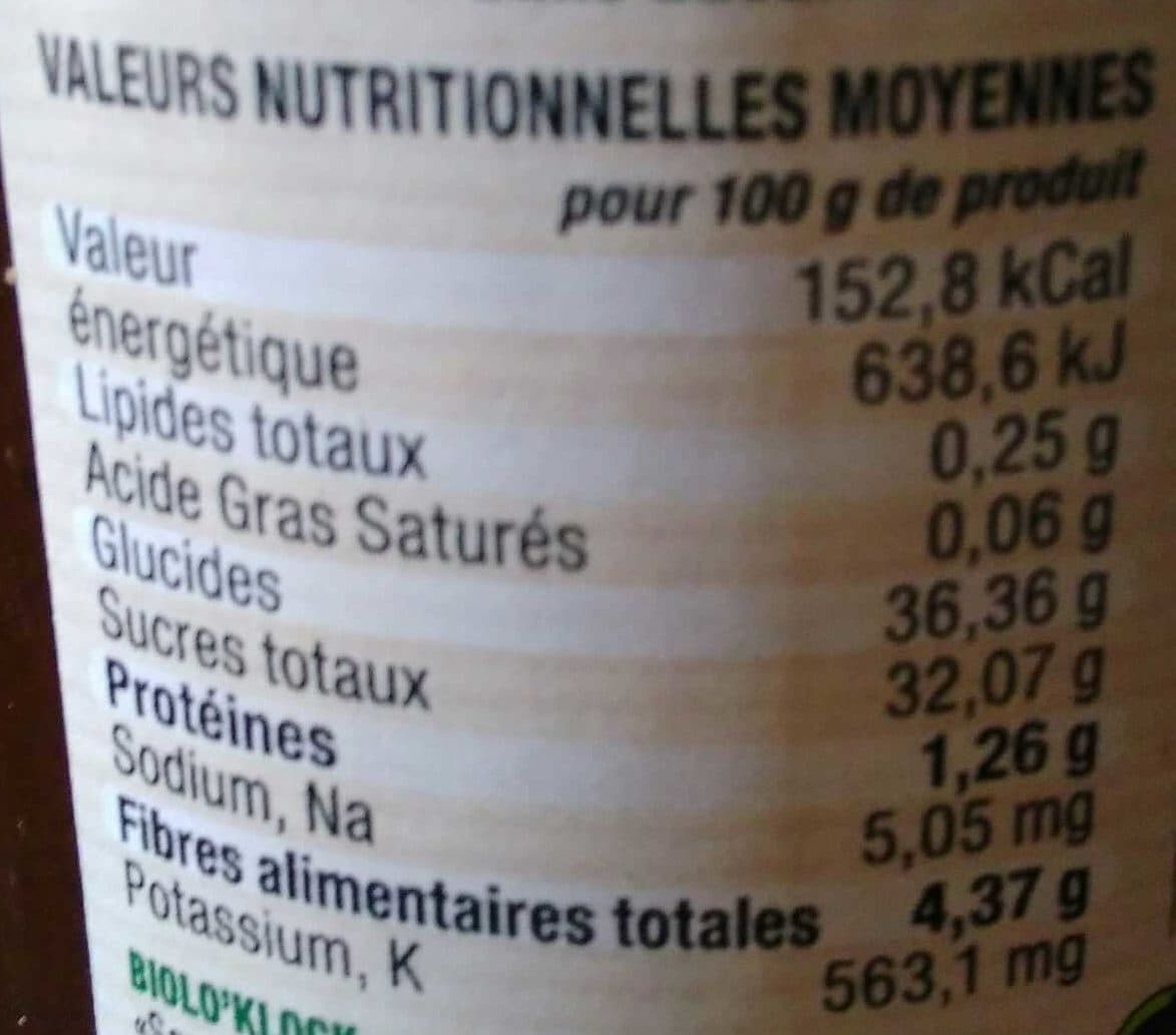 Biolo'klock Purée de pruneaux packshot