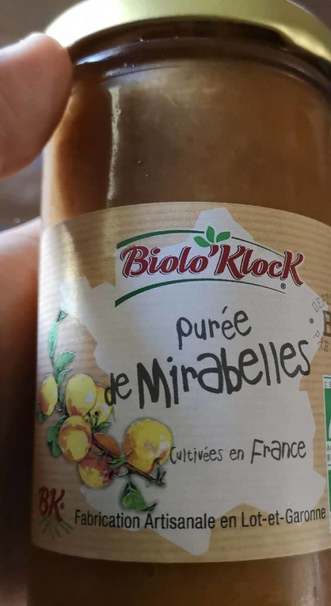 Biolo Klock Purée mirabelle packshot