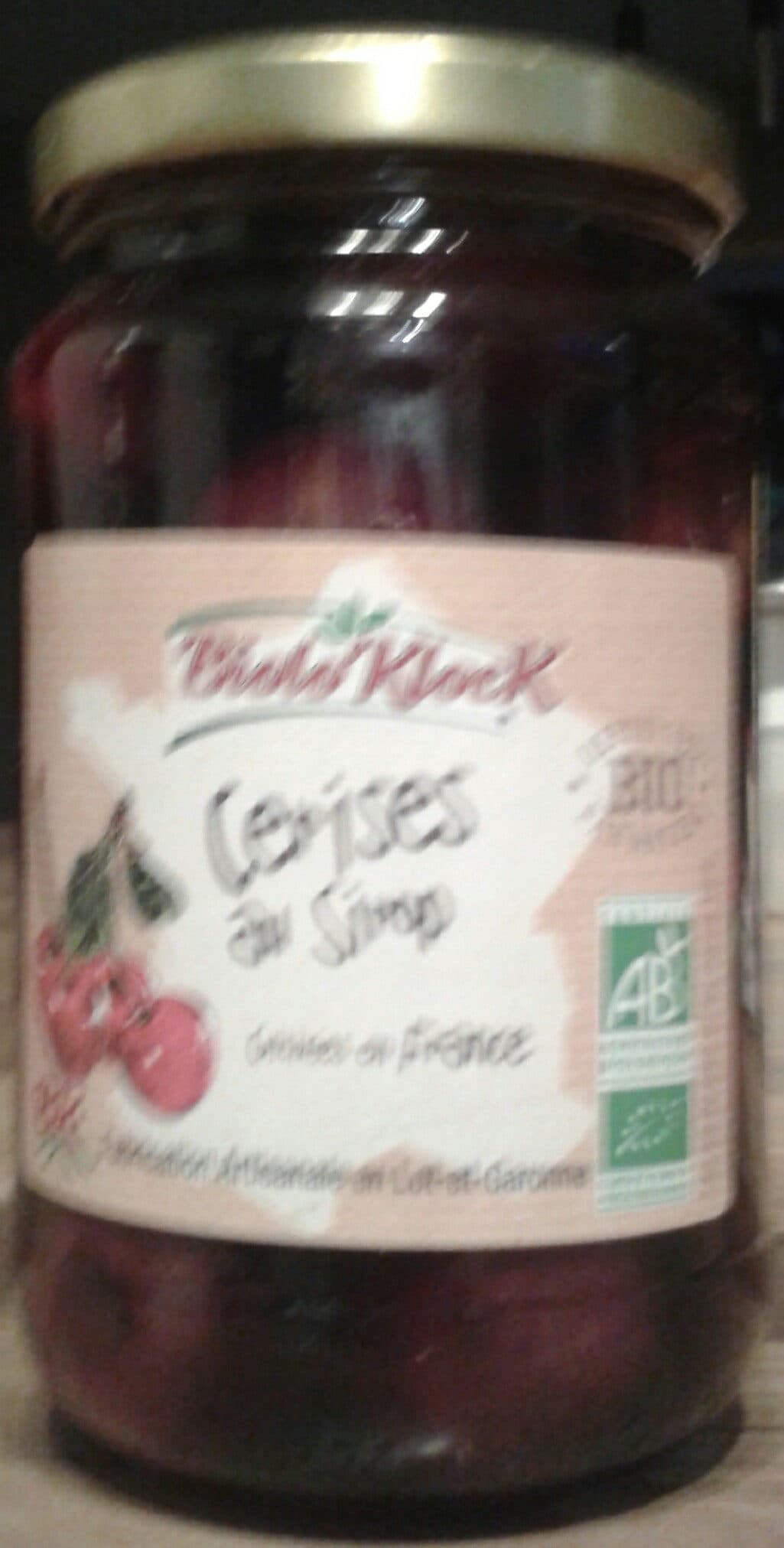 Biolo klock Cerises au sirop packshot