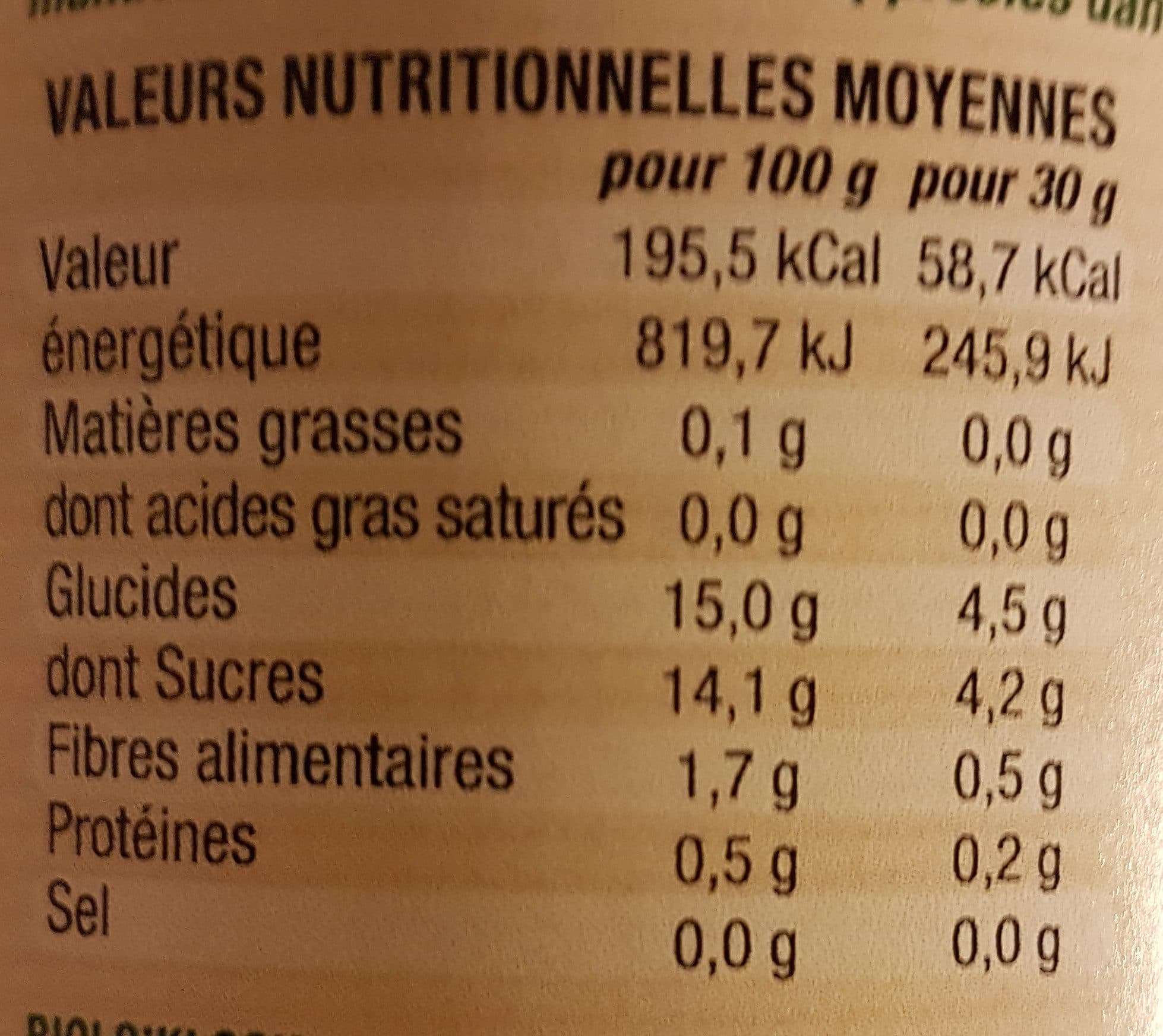 BIOLO'KLOCK PECHES AU SIROP packshot
