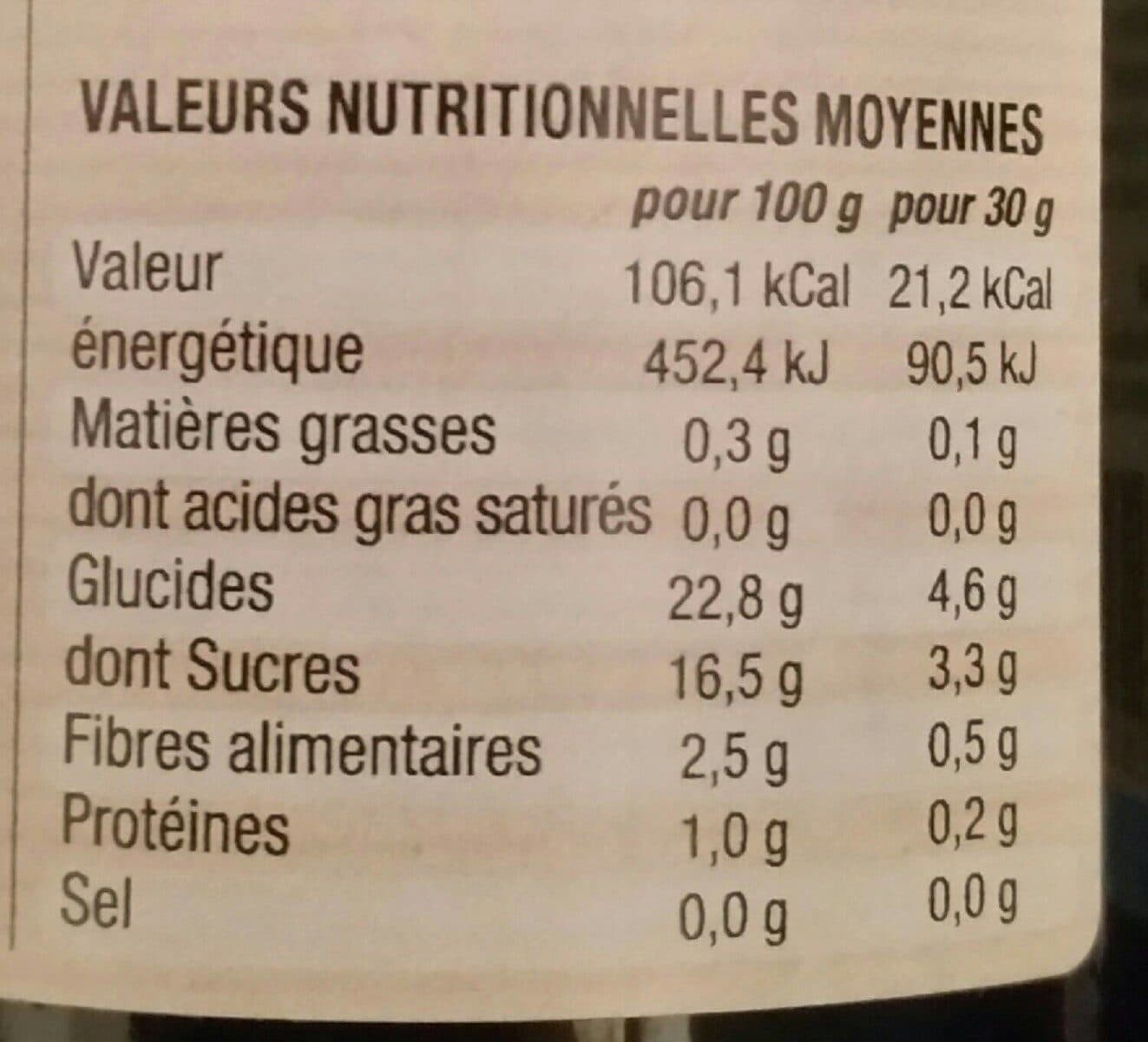 Open Food Facts Jus De Pruneaux packshot