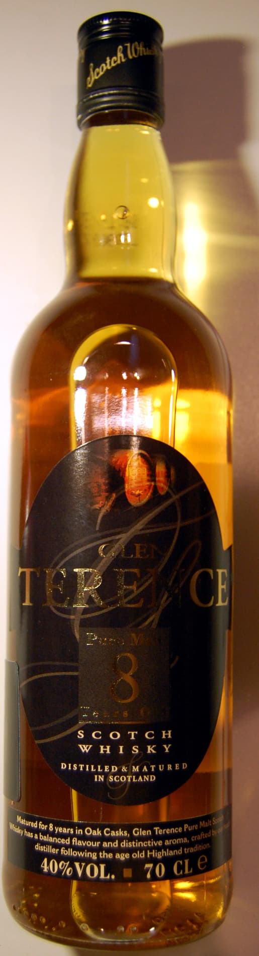Glen Terence Scotch whisky pur malt packshot