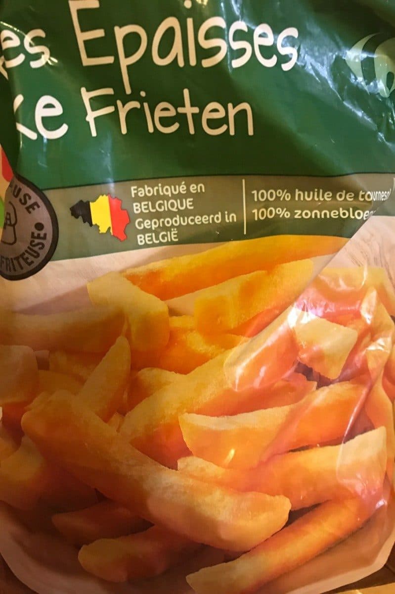 Carrefour Frites épaisses packshot