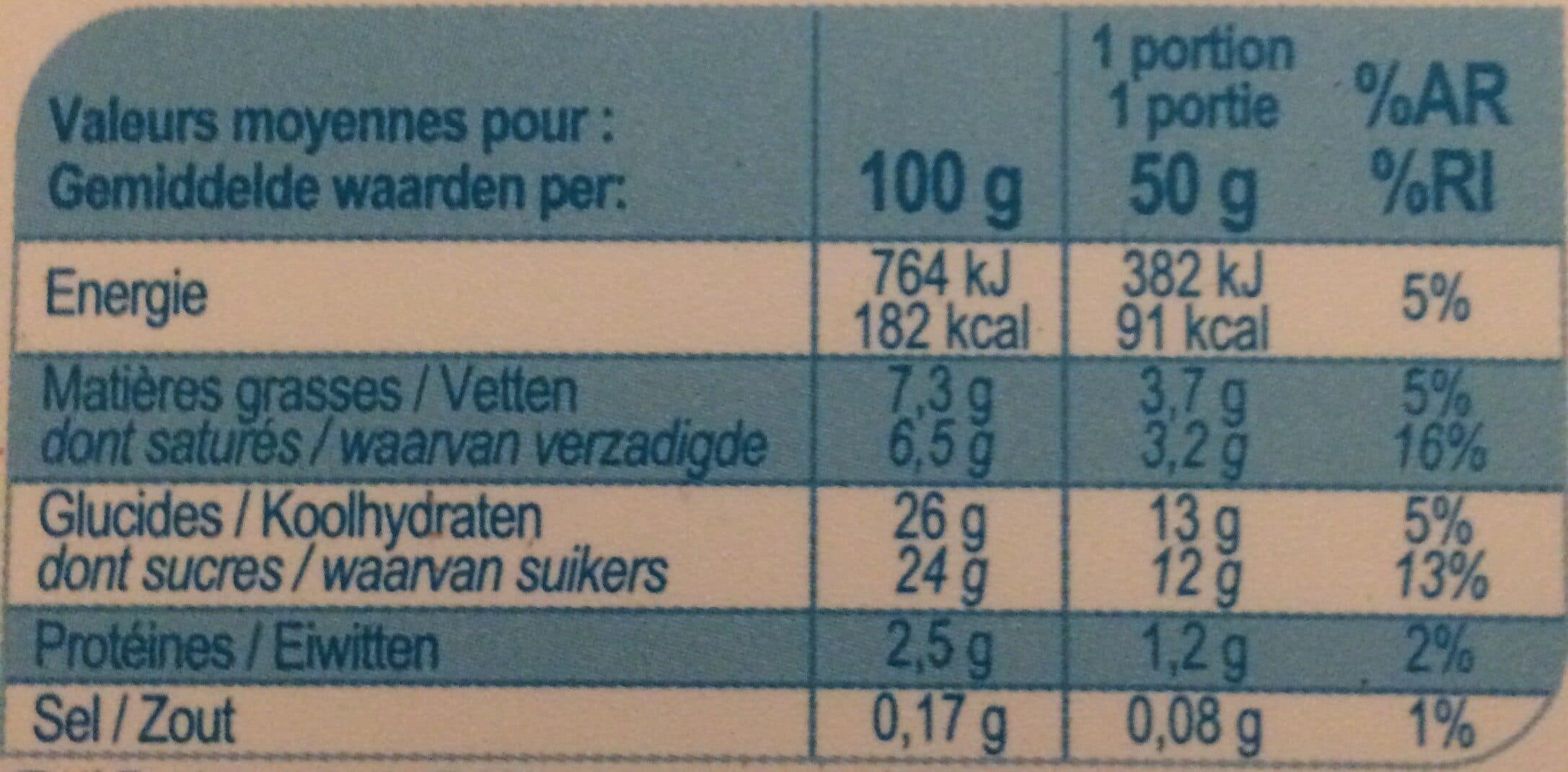 Open Food Facts Glace dame blanche packshot