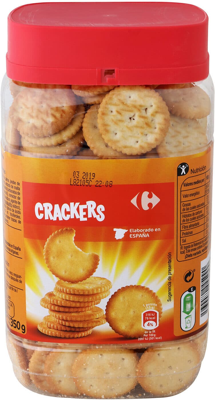 Carrefour Carrefour Crackers Salati Rotondi packshot