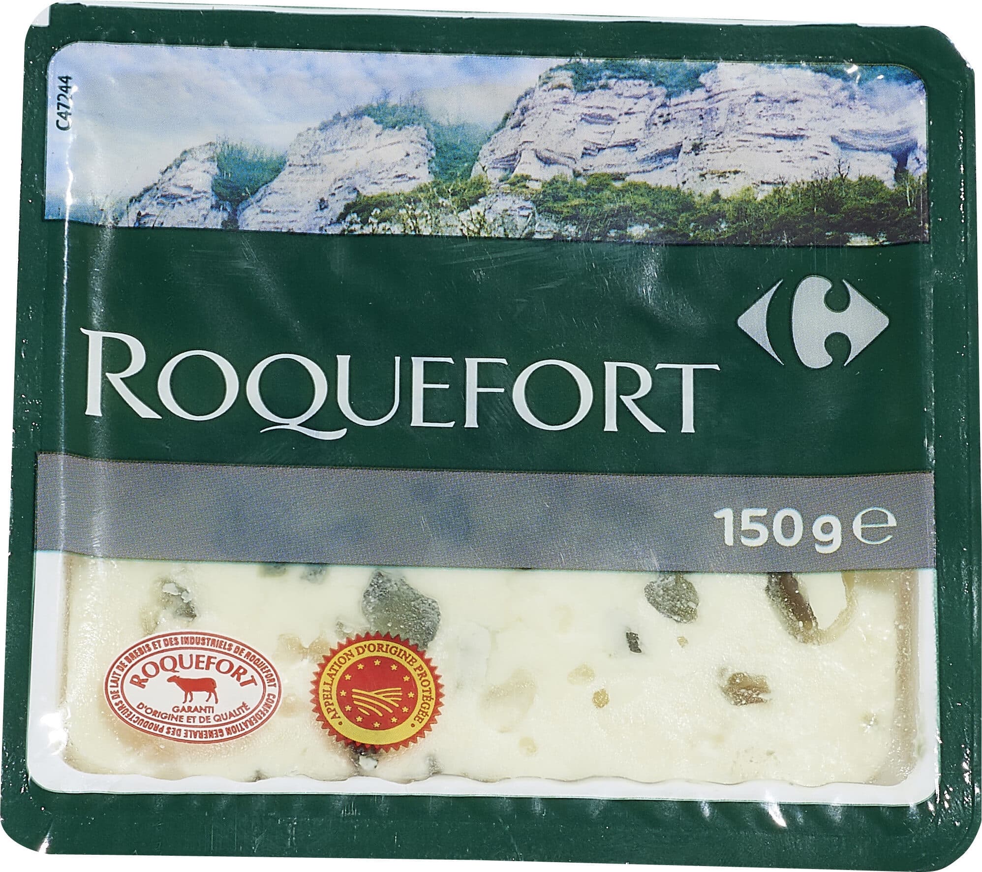 Carrefour Roquefort au lait cru de brebis packshot